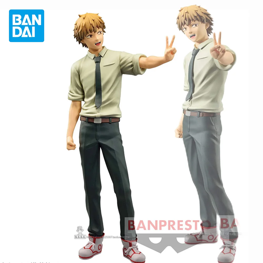 

Оригинальные фигурки бензопилы BANPRESTO, фигурки героев мультфильма Denji цепи, 18 см, ПВХ, модели игрушек