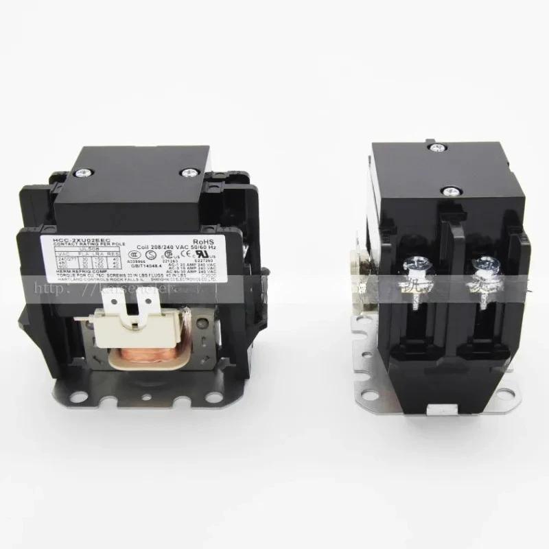 Фото HCC-2XU02EEC 208 В-240 В сценическая фритюрница JUSTA биполярный A-ir кондиционер тепловой пупс 30 А контактор переменного тока №3