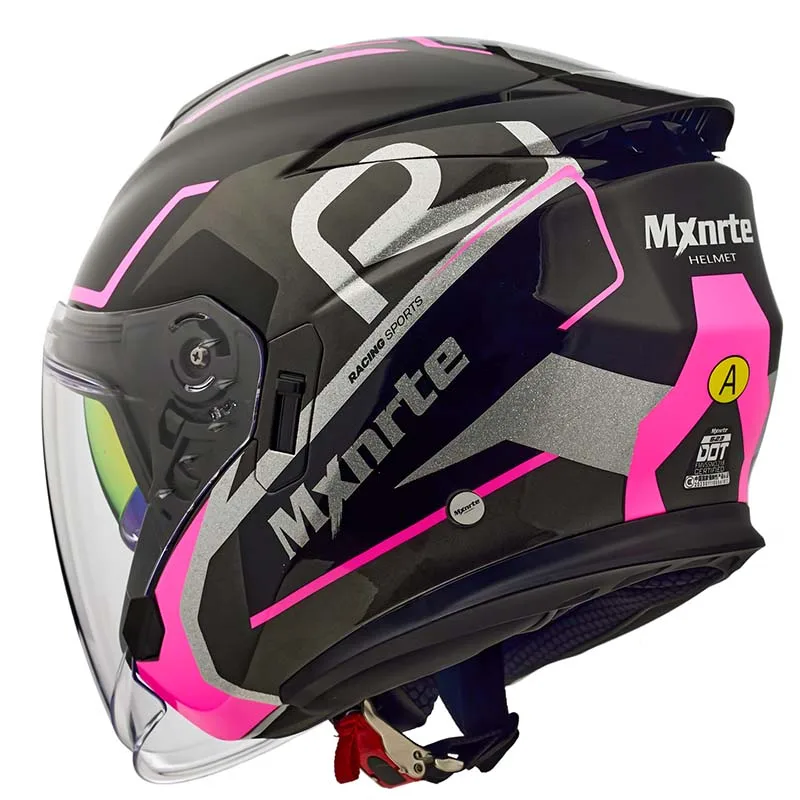 ECE утвердил Mxnrte Gatling PRO черный розовый шлем для мужчин и женщин полушлем с двойными