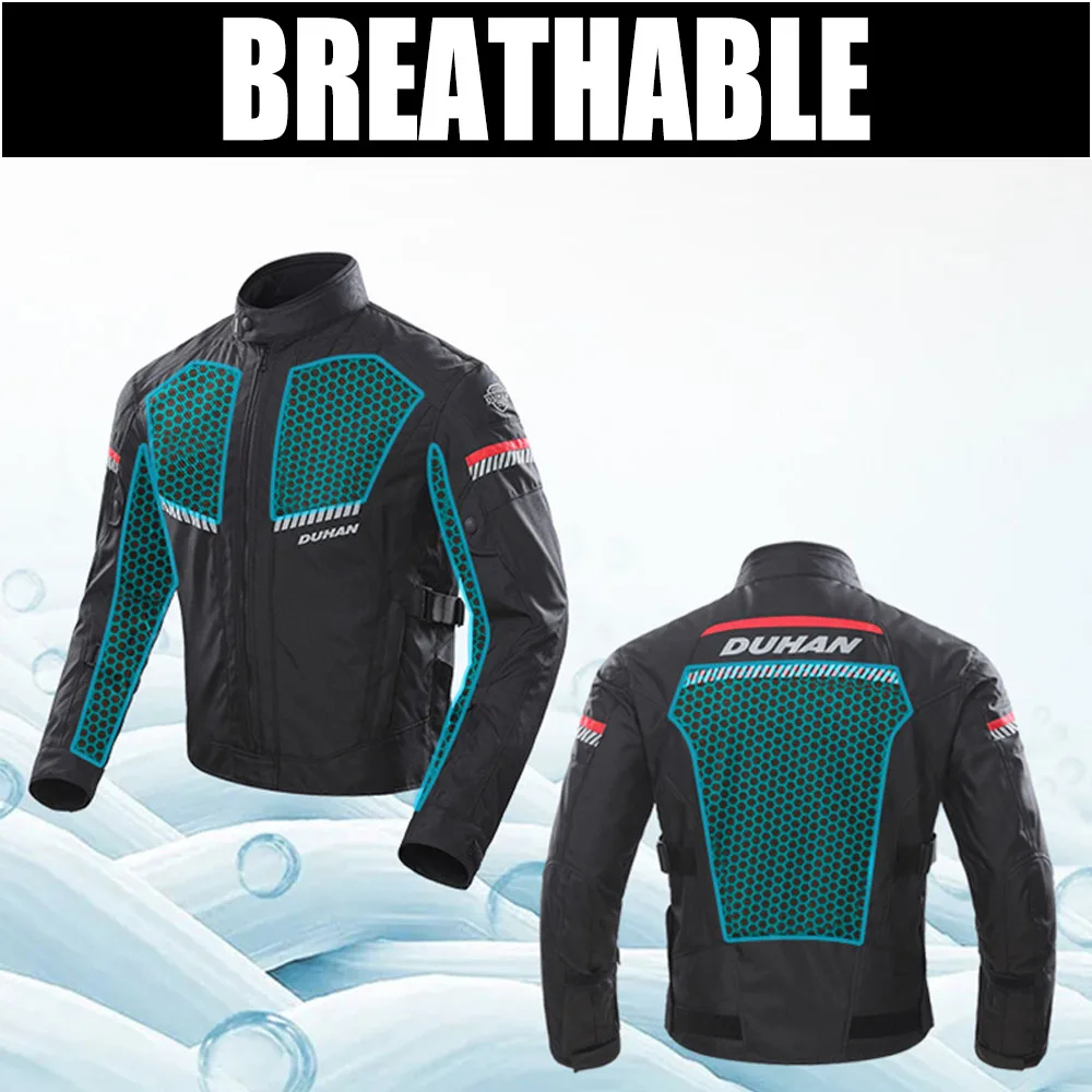 Мотоциклетная куртка сетчатая дышащая моторная для мужчин встроенная защита CE
