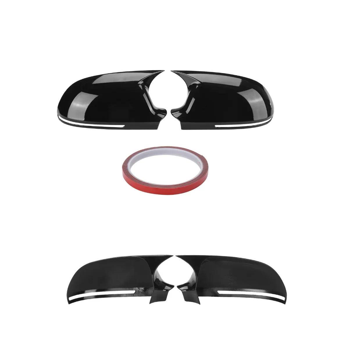 Пара накладок на зеркало дверное крыло для Audi A3 A4 B8 A5 A6L A8L RS6 S8 Q3 с добавлением