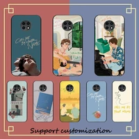 call me by your name phone case for samsung s20 lite s21 s10 s9 plus for redmi note8 9pro for huawei y6 cover