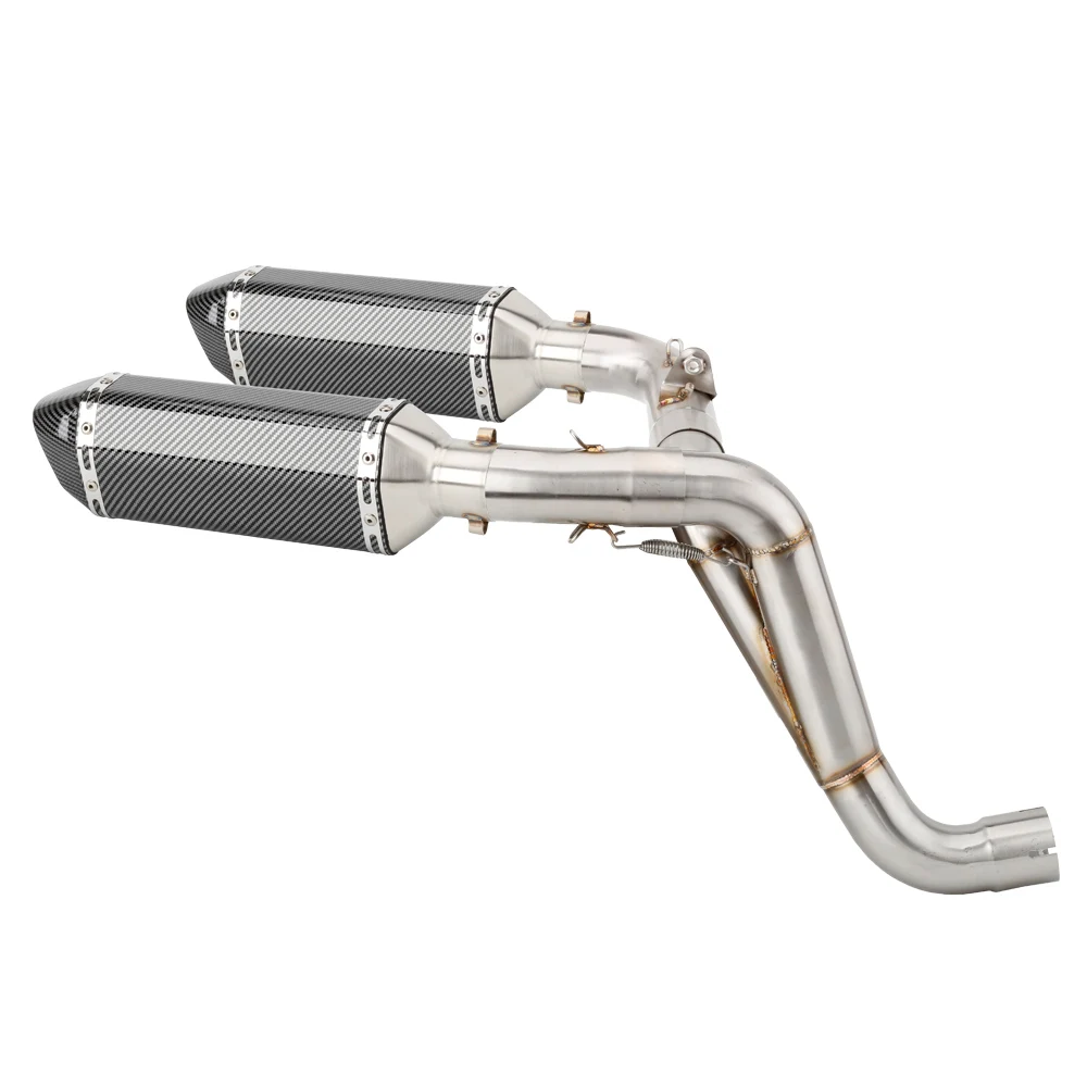 Выхлопной глушитель для мотоцикла Triumph Speed Triple1050 / R 2011 до 2015 выхлопной с высоким