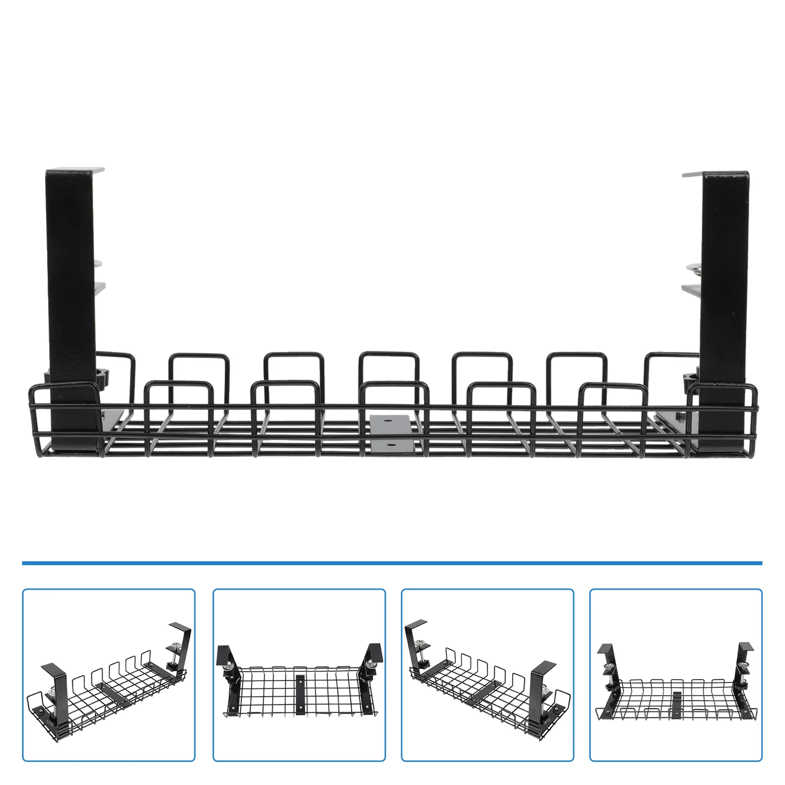 

Cable Management Desk Organizer Tray Rackcord Storage Home Office Standing Basket Cabinet Shelf Wire Basketsdrawer