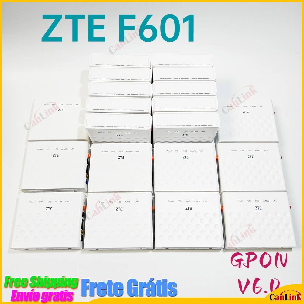 

10pcs F601 New 100% Original 1GE ONT ONU GPON APC Optic Line Termical Gpon Terminal Interface English Version 6.0 Free Shipping
