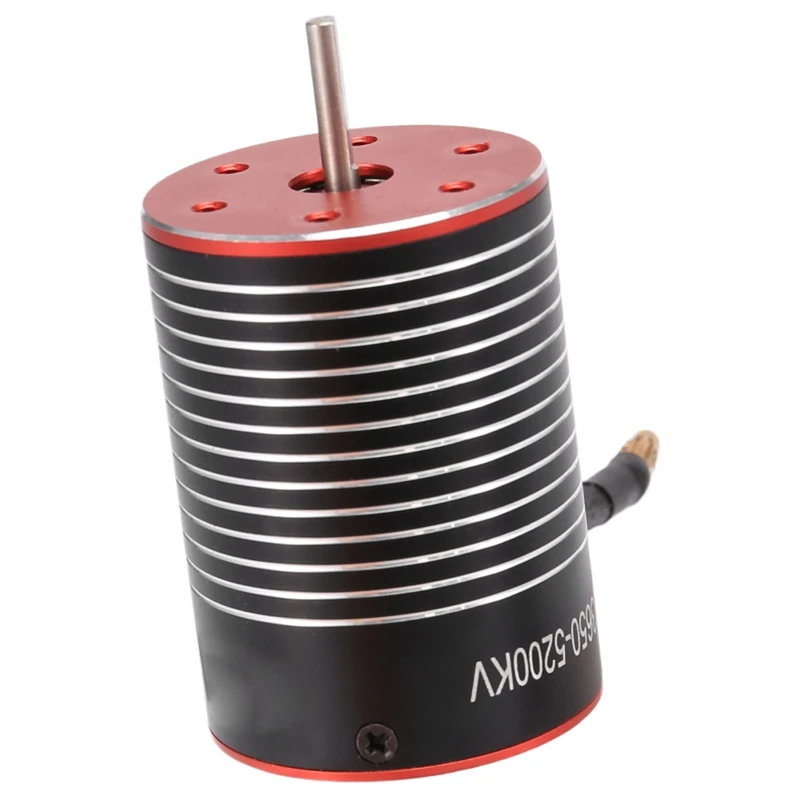 3650 5200KV бесщеточный двигатель и 60A ESC водонепроницаемый для 1:10 1/10 RC грузовик модель