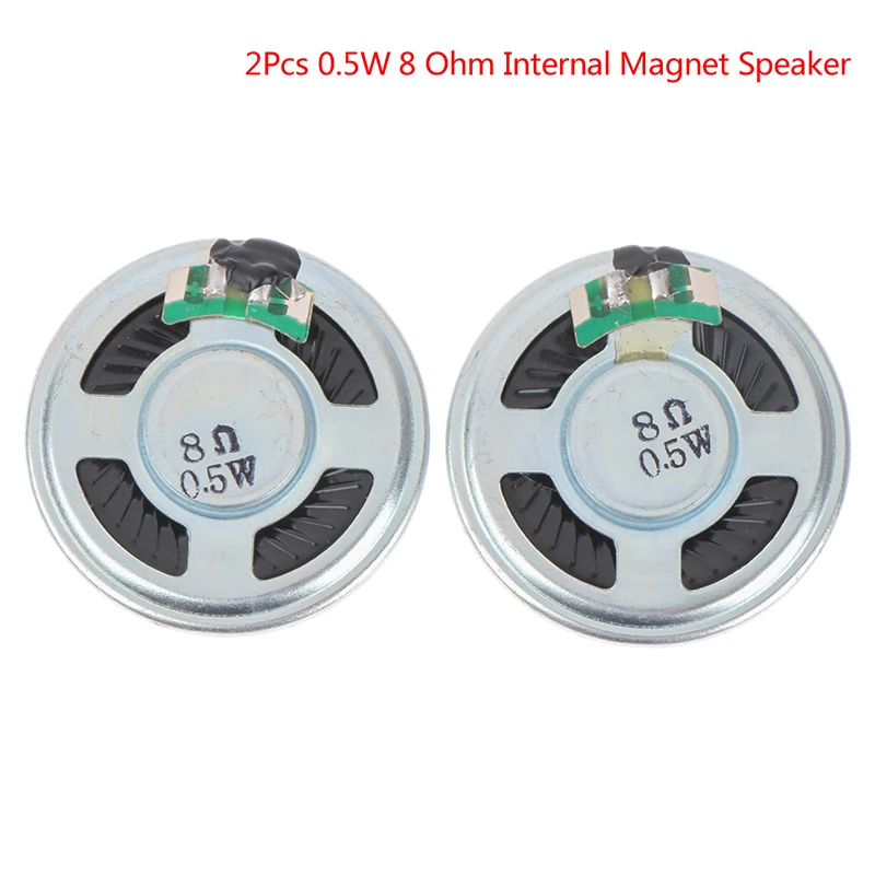 

2Pcs 40mm Ultra-thin Internal Magnetic Speaker 8 Ohm 0.5w High Quality