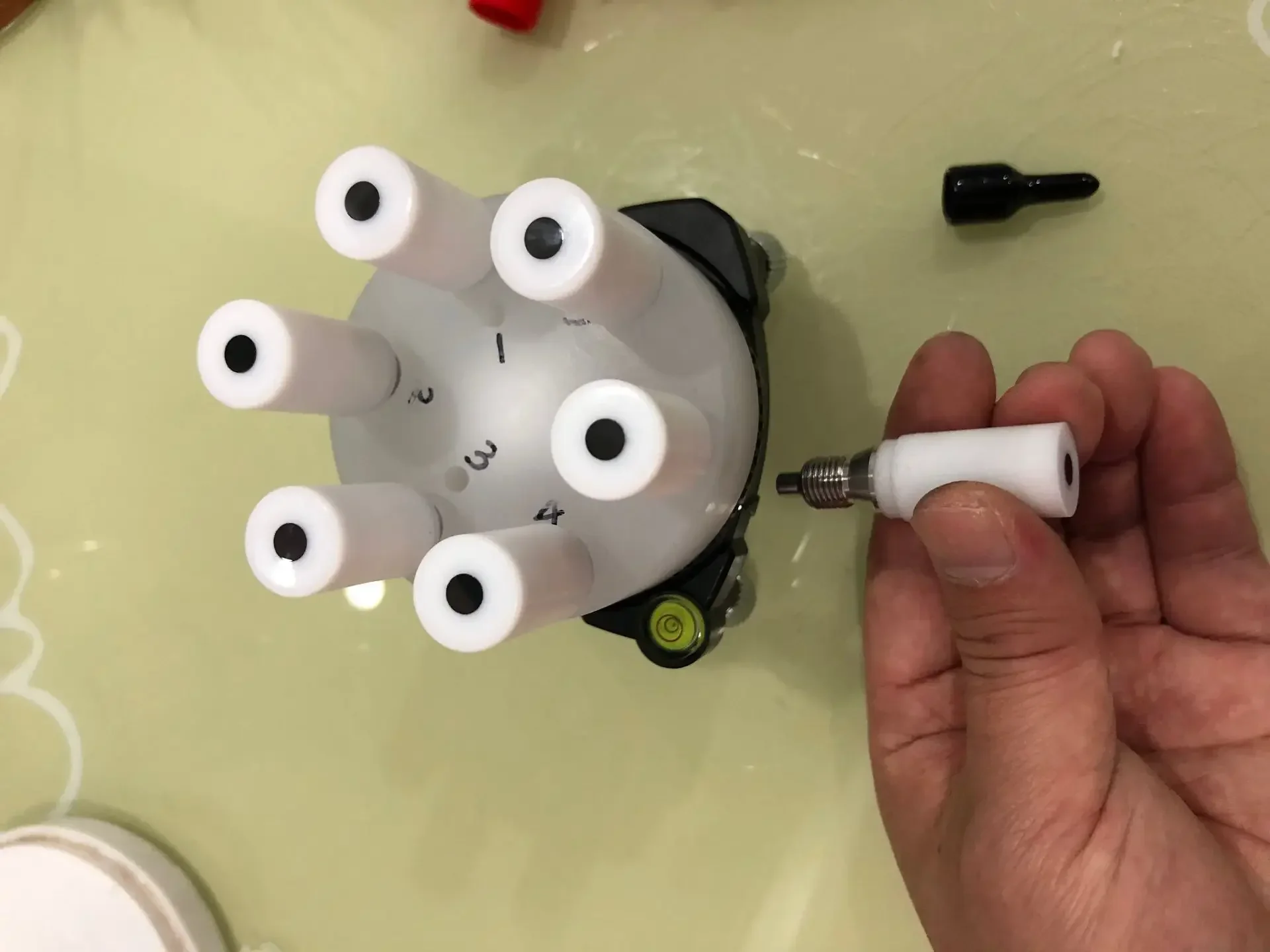 Обертовый дисковый стеклянный угольный электрод RDE диаметром 5 мм может быть