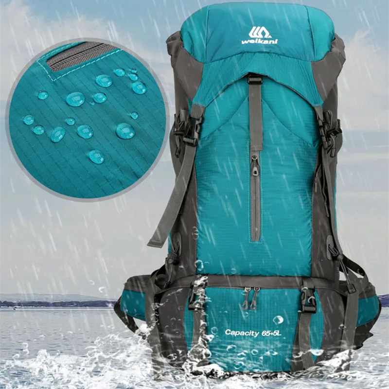 Дорожная сумка Oulylan 70 л вместительный рюкзак для кемпинга пешего туризма