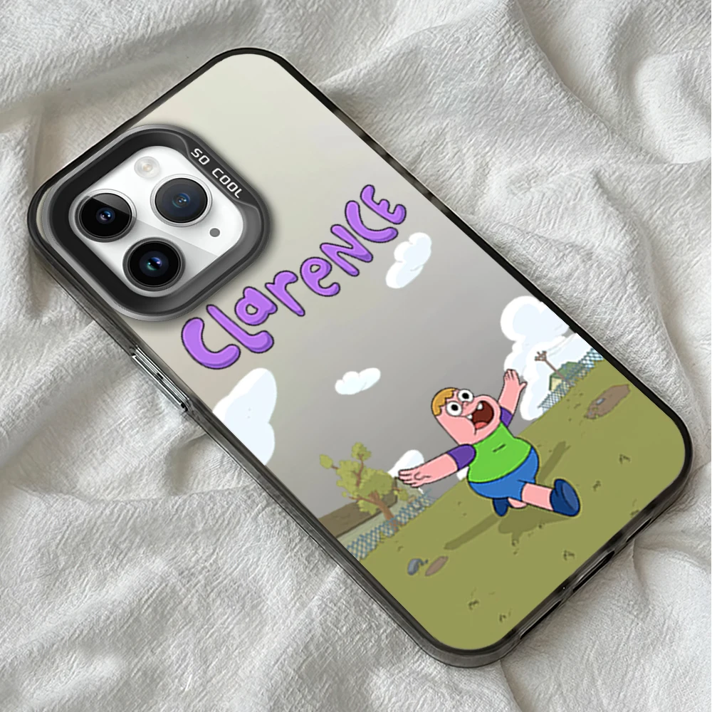 Чехол для телефона MINISO с рисунком C-Cla-ren-ceS серебряный чехол ТВ подходит iPhone 12 11 13 14