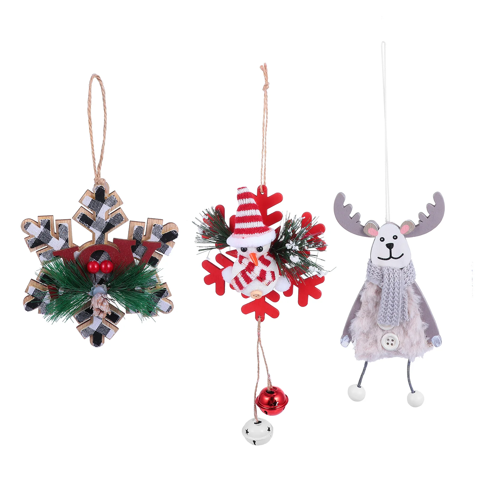 

3Pcs Pretty Great Chic Christmas Pendant Christmas Hanging Ornaments