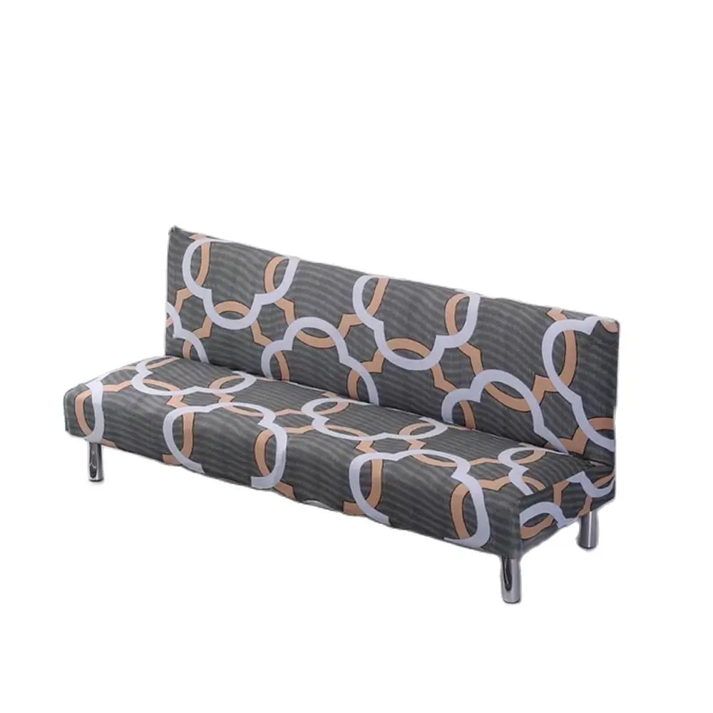 

Svetanya Elastic No Armrest Futon Sofa Cover Armless Slipcovers