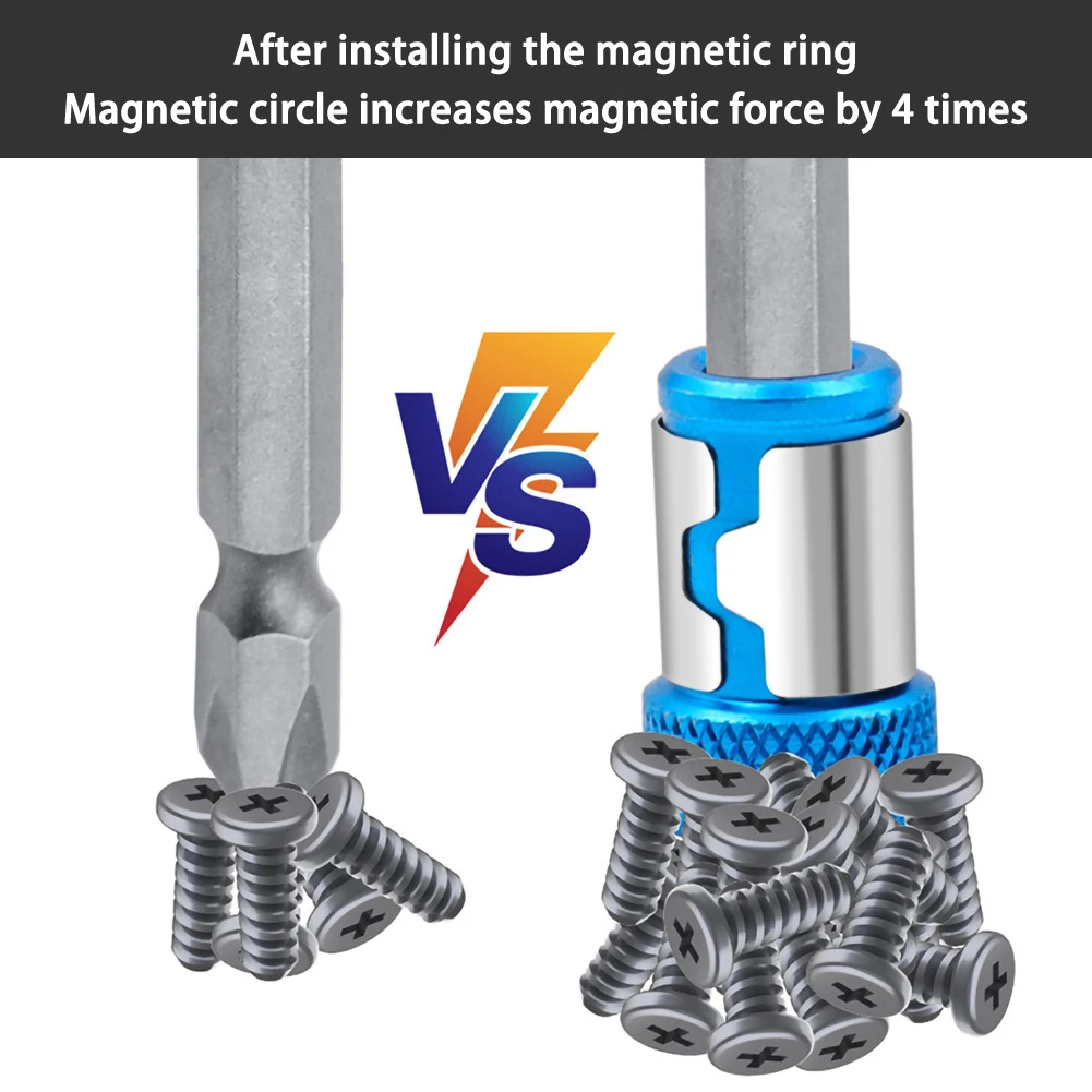 

Universal Magnetic Ring 240MM Metal Screwdriver Head Strong Magnetic S2 Alloy Steel Electric Nutdrivers Drill Bits Hand Tool