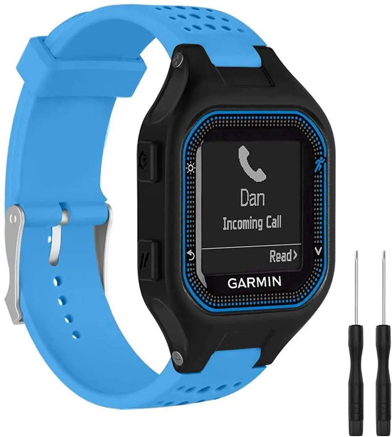 

Ремешок для мужских часов Garmin Forerunner 25, мягкий силиконовый сменный браслет для Garmin Forerunner 25 Gps, мужские часы для бега, оригинал