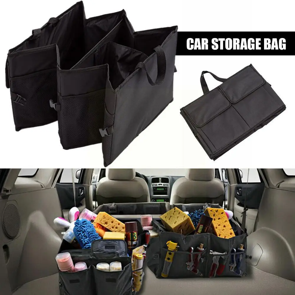 

Foldable Car Trunk Organizer 600d Oxford Cloth Large Capacity Collapsible Cargo Storage Bag For Auto Trucks Suv Trunk Box Y7m1