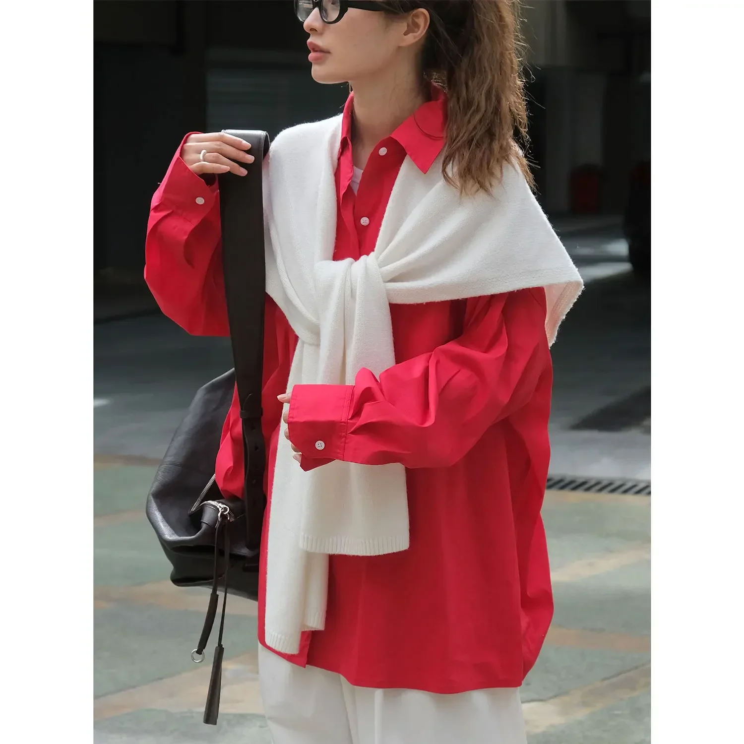 Осень и зима новая корейская версия модная шерстяная шаль теплый приятный для