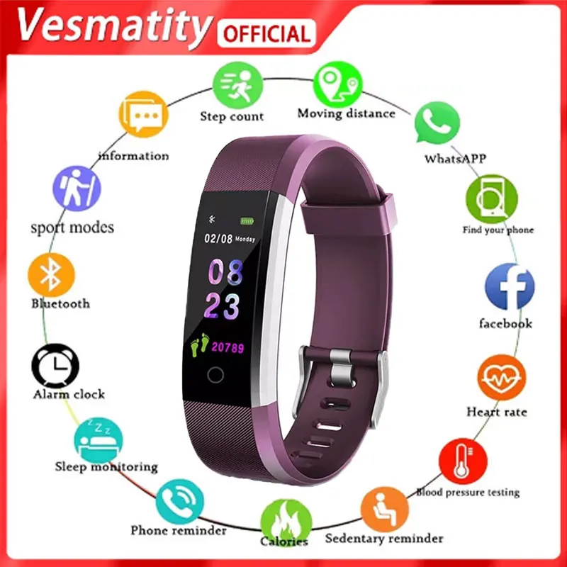 

Смарт-часы с пульсометром, тонометром, фитнес-трекером