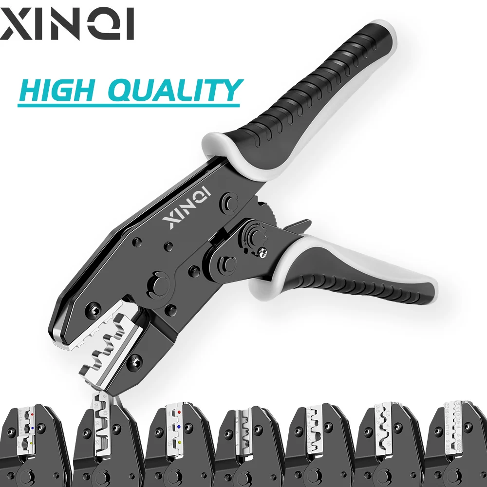 Фото HS-03B 1,5-6 мм2 HS-03BC 0,5-6 мм2 инструмент для зачистки проводов EUROP STYLE RATCHET обжимной инструмент обжимные клещи многофункциональные инструменты ручные плоскогубцы №2