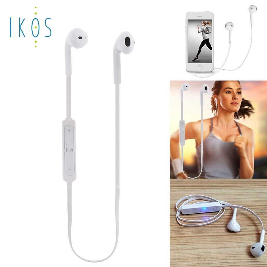 Bluetooth наушники с шейным ободом беспроводная гарнитура спортивные