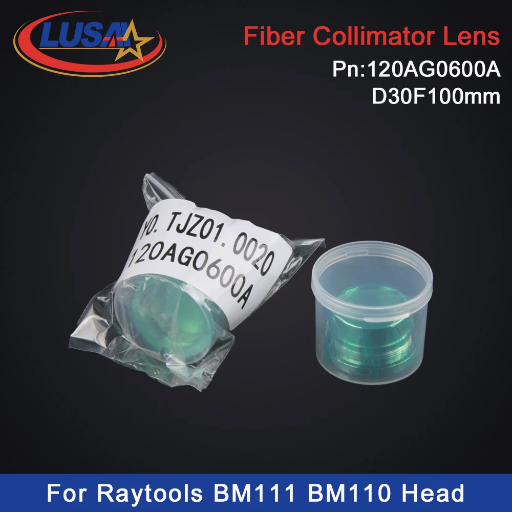 Оригинальная фокусировочная линза LUSAI Raytools D30F100/125/150(155) 120AG0700A для лазерной