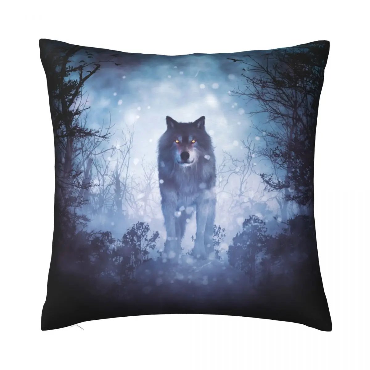 

Wolf Pillowcase Soft Polyester Cushion Cover Gift Animal Pillow Case Cover Seater Dropshipping 18"