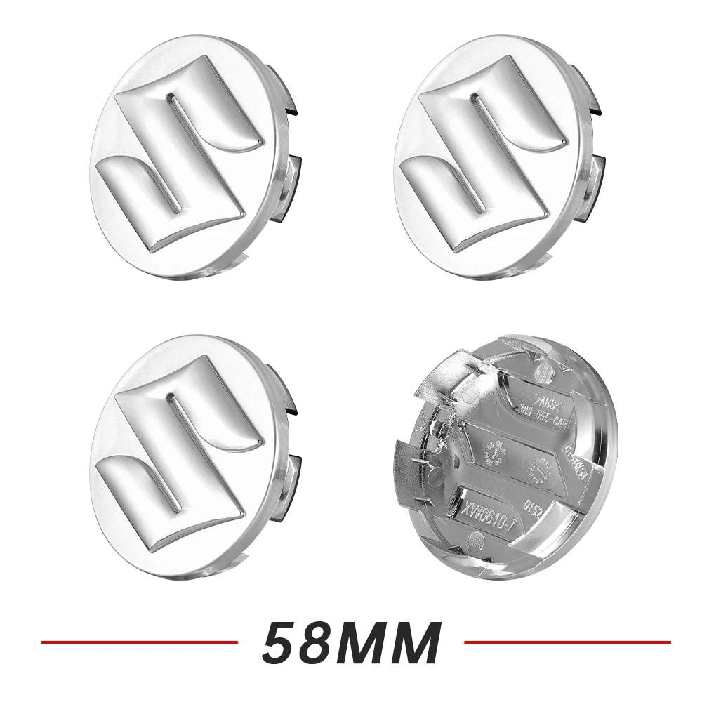 

54/58 мм автомобильная крышка ступицы колеса, автоаксессуары для Suzuki Grand Vitara Baleno SX4 Swift Jimmy Sweet Alto Samurai Escudo