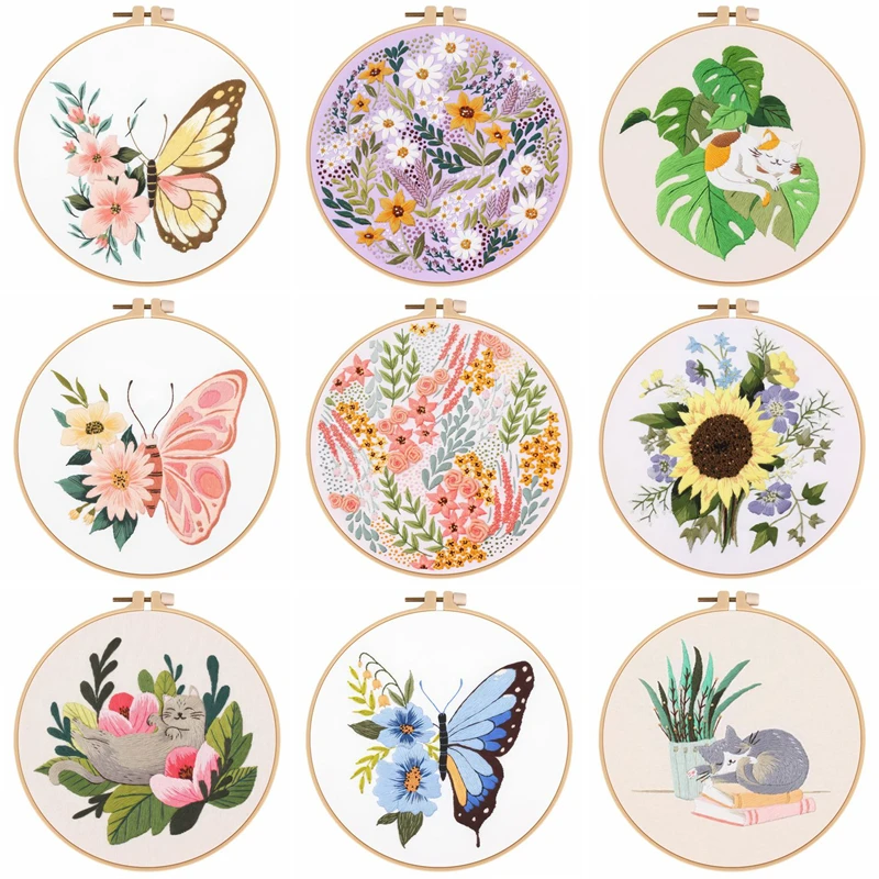 Рукоделие вышивка крестиком наборы для вышивки ободок аксессуары рукоделия