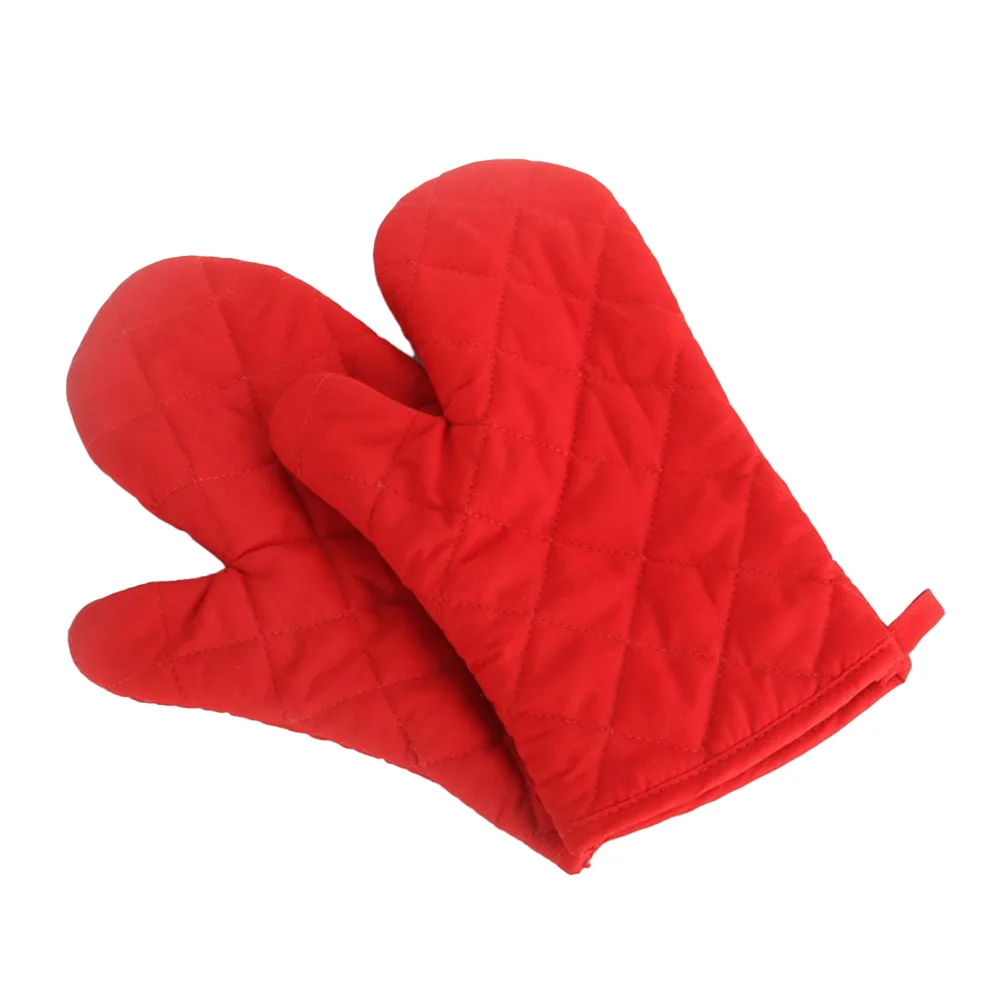 

Heat Resistant Anti-scald Oven Mitt Kitchen Gloves For Cooking Baking Microwave Glove BBQ Oven Baking Hot Pot Mitts Cooking Tool