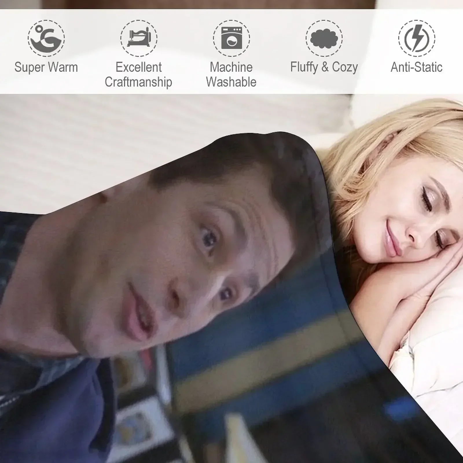 Джейк Пераль - это спать впитывается. Плед в винтажном многоцелевом клетку на