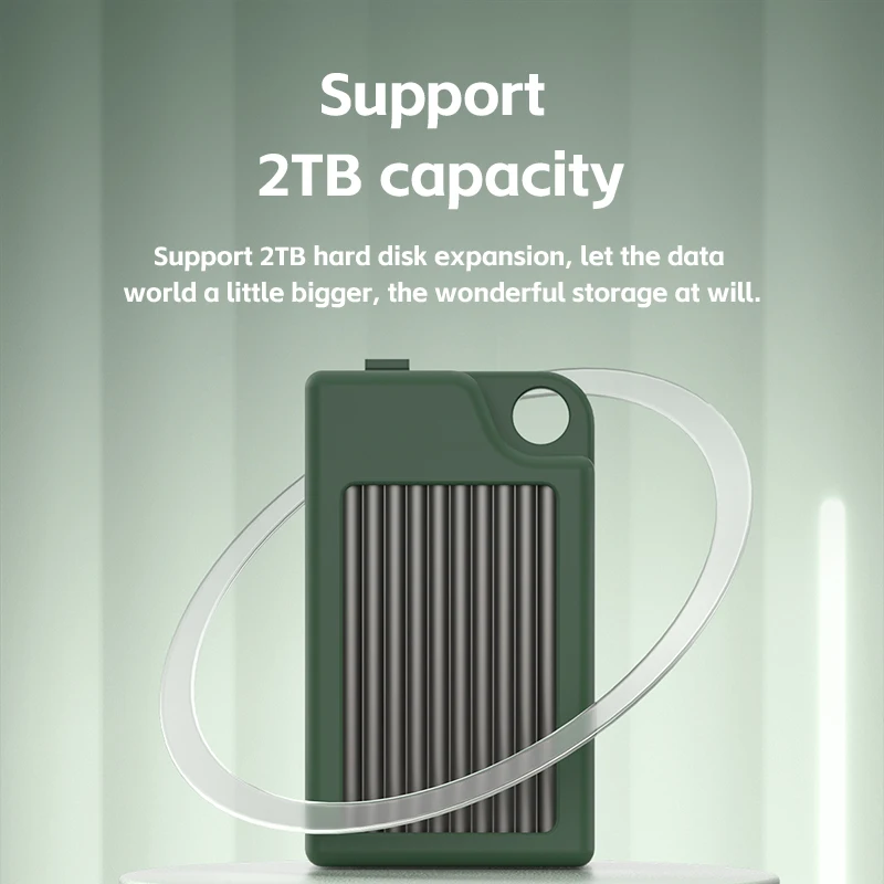 Корпус для твердотельного накопителя Hagibis 2230 M.2 NVMe с охлаждающим вентилятором USB