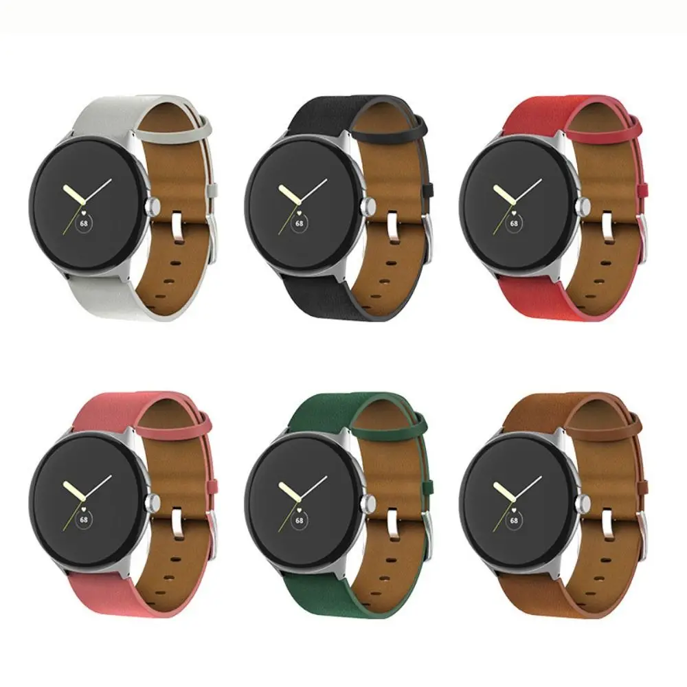 Fashion Jewelry Women Man Luxury Watchband Genuine Leather Watch band Bracelet Loop Strap For Google Pixel Watch