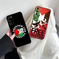 palestine flag phone case for huawei p 30 40 50 pro plus psmart z 7 8 9 10 20 2019 2020 2021 nova 8 i se shell cover
