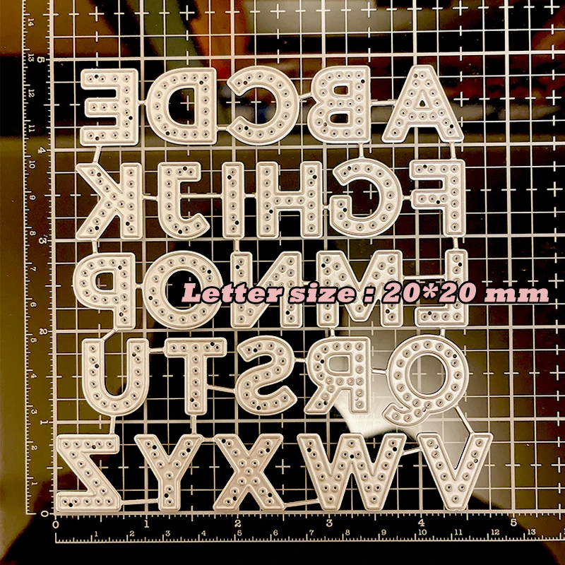 Panalisacraft спецназ Алфавит металлические режущие штампы трафареты для сделай сам