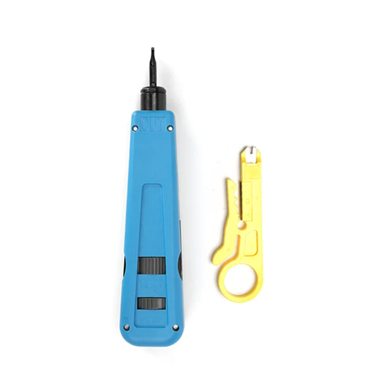 

110/88/66 Network Card Cutter Telecom Telephone Module Press Plier Adjustable Routing Knife