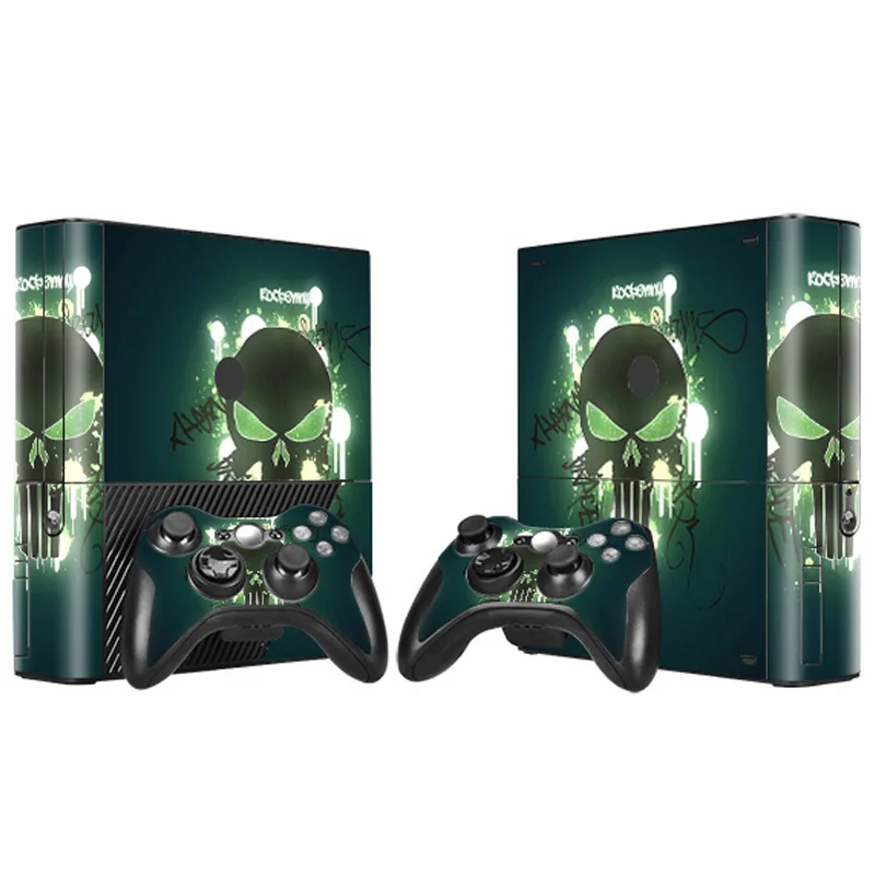 Новые аксессуары для игр виниловые наклейки Xbox 360 E игровая консоль и контроллер