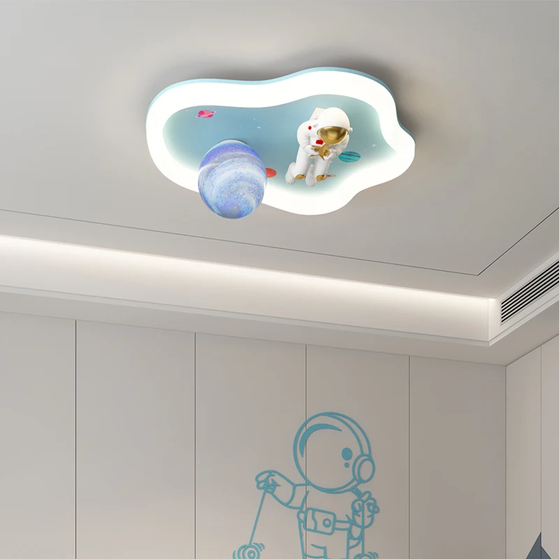 

LedCeiling Lamp Princess Room Children Girl Designer Light Fixtures Bedroom Creative Planet Astronaut Home Decor Indoor Lighting