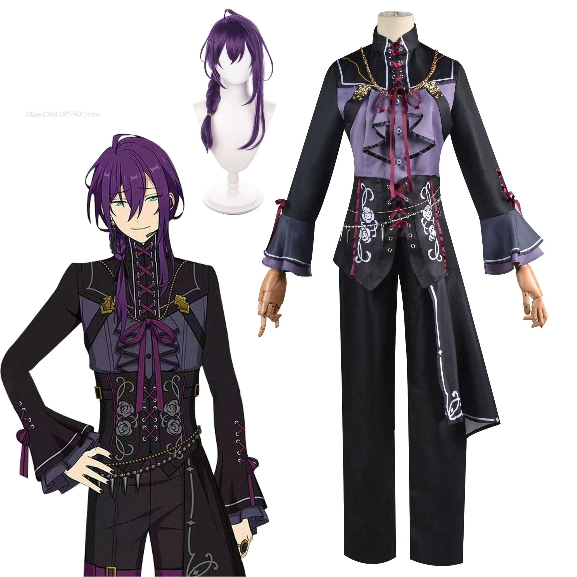 Ансамбль звезд Ayase Mayoi косплей костюм униформа Рождественский карнавал куртка