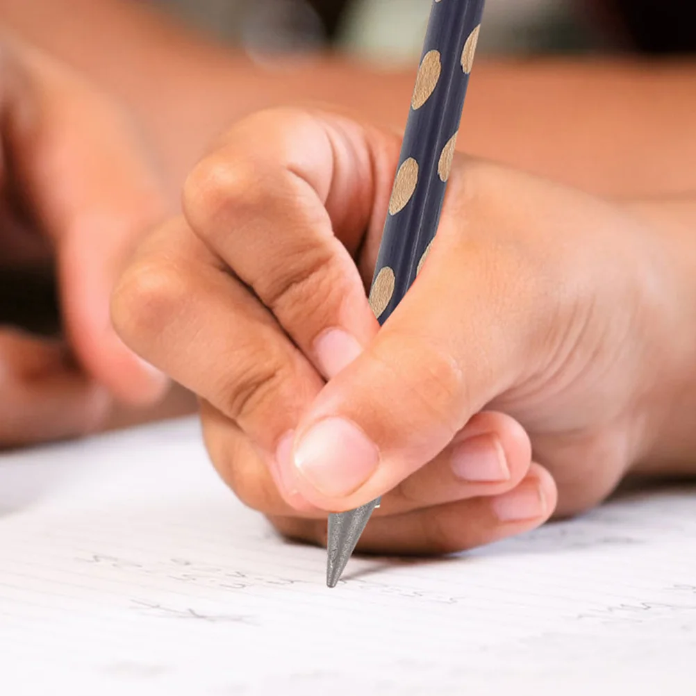 

24pcs Corrective Grip Students Erasable Hole Pencils School Sharpened Pencils