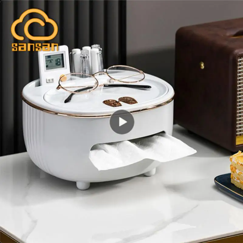 

Paper Drawer Paper Tray Multifunctional Tissue Box Holder Simple Desktop Napkin Holder Storage Organizer Home Storage Box