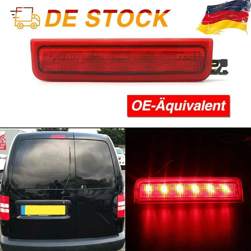 

Wiper Rear Brake Light For Volks-Wagenwerk Caddy 2004-2015 III Box Estate Tail Stop Lamp Bulbs OE Equivalent 2K0945087C