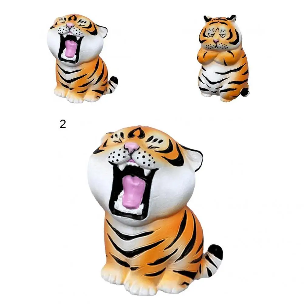 

Magnetic Sticker Charming Resin Smooth Surface Sturdy Structure Tiger Refrigerator Magnet Fridge Magnet for Gifts
