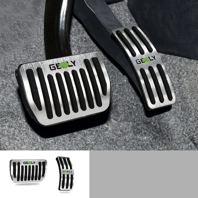 

Для Geely Monjaro KX11 2022-2024 Grand Koleos 2025 автомобильная крышка газового тормоза, наклейка из алюминиевого сплава, аксессуары