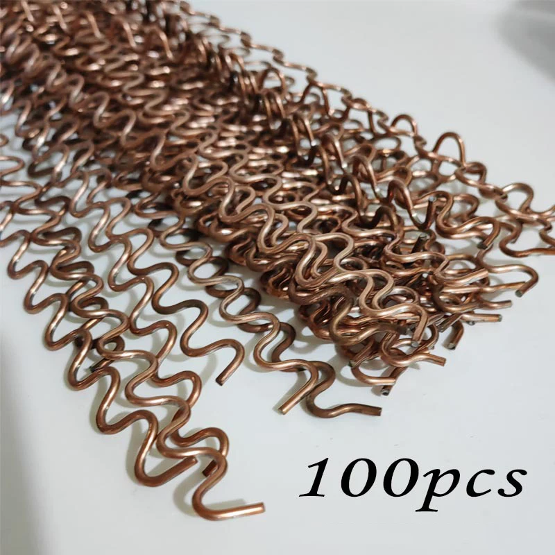 

100Pcs Dent Pulling Wave Wire Wiggle Wire 320mm Long 2mm Diameter Car Repair Dent Pulling Spot Welding Panel Pulling Wiggle Wire