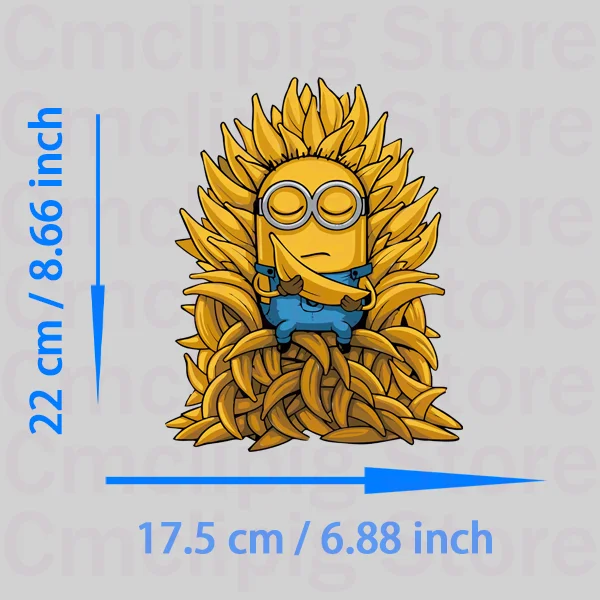 Забавные термоклейкие нашивки для одежды с миньонами переводные наклейки на