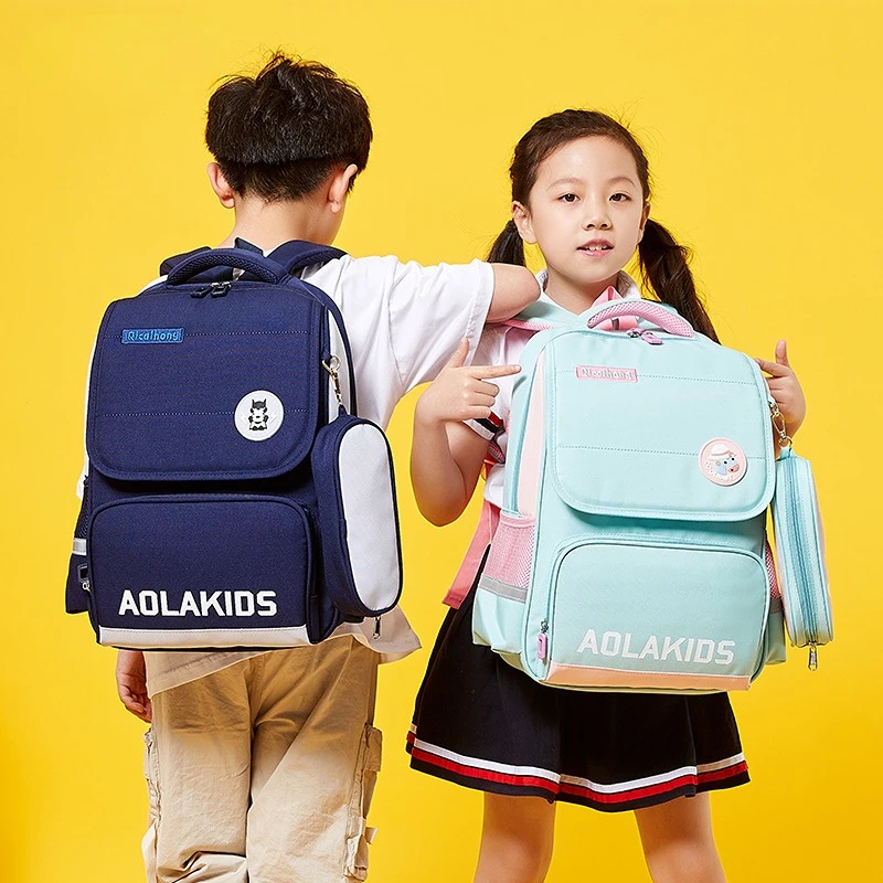 

Schoolbag for Elementary School Students Protect The Spine Children Shoulder Bags Reduce Burden Lightweight Breathable Backpack