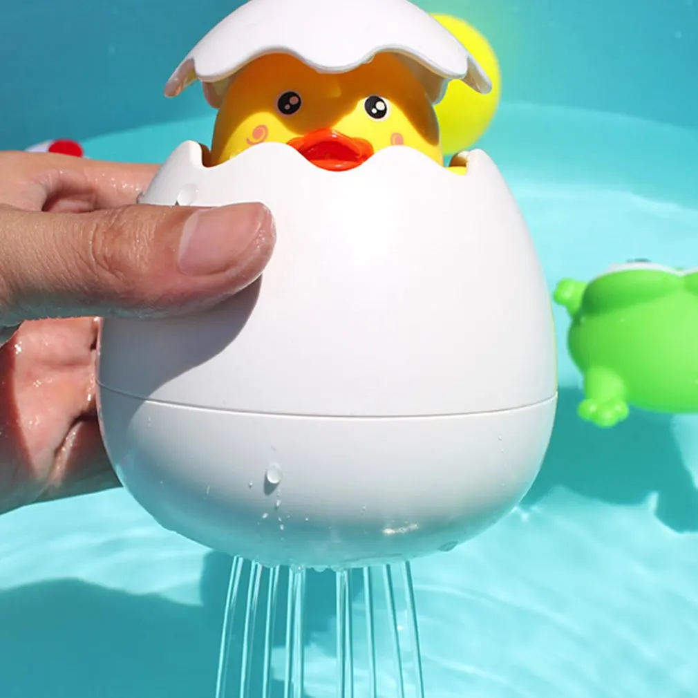 Baby Cloud Duck Egg Penguin Egg Water Spray Rain Swimming Plaything Bathing Toys Cloud  Funny Toys Beach Child Toys Kids toy
