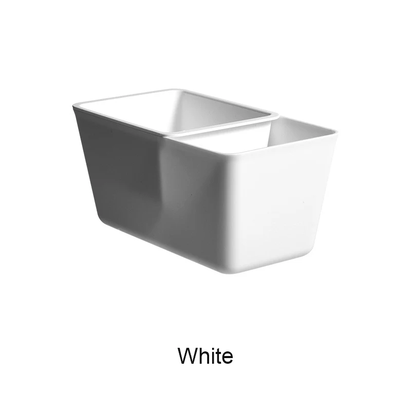 

1PC Double-layer Storage Box Desktop Fruit Snack Nut Storage Box Multifunctional Kitchen Living Room Snack Container Drain Box