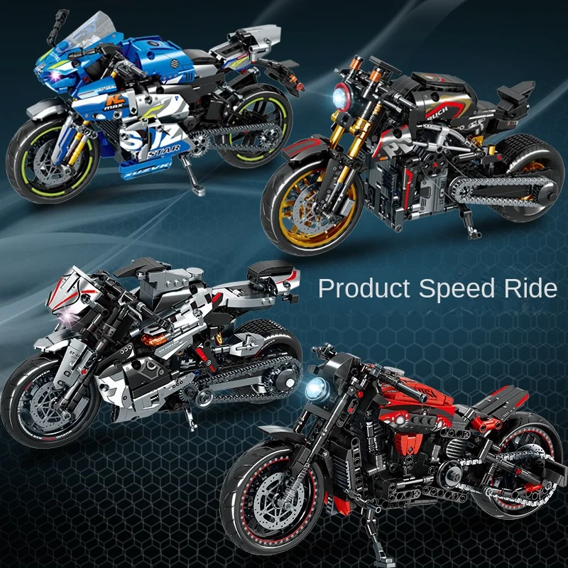 Модель мотоцикла Leibao 8160 модель маленького подарок для мальчика