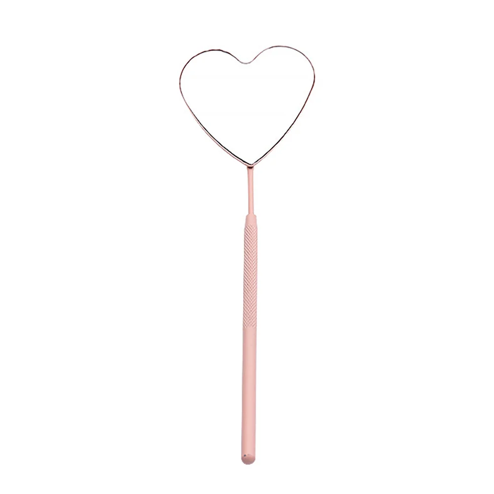 

Mirror Eyelash Lash Grafting Tool Extension Steel Stainless Salon Large Inspection Makeup Handheld Eye Portable Make Picking Rod