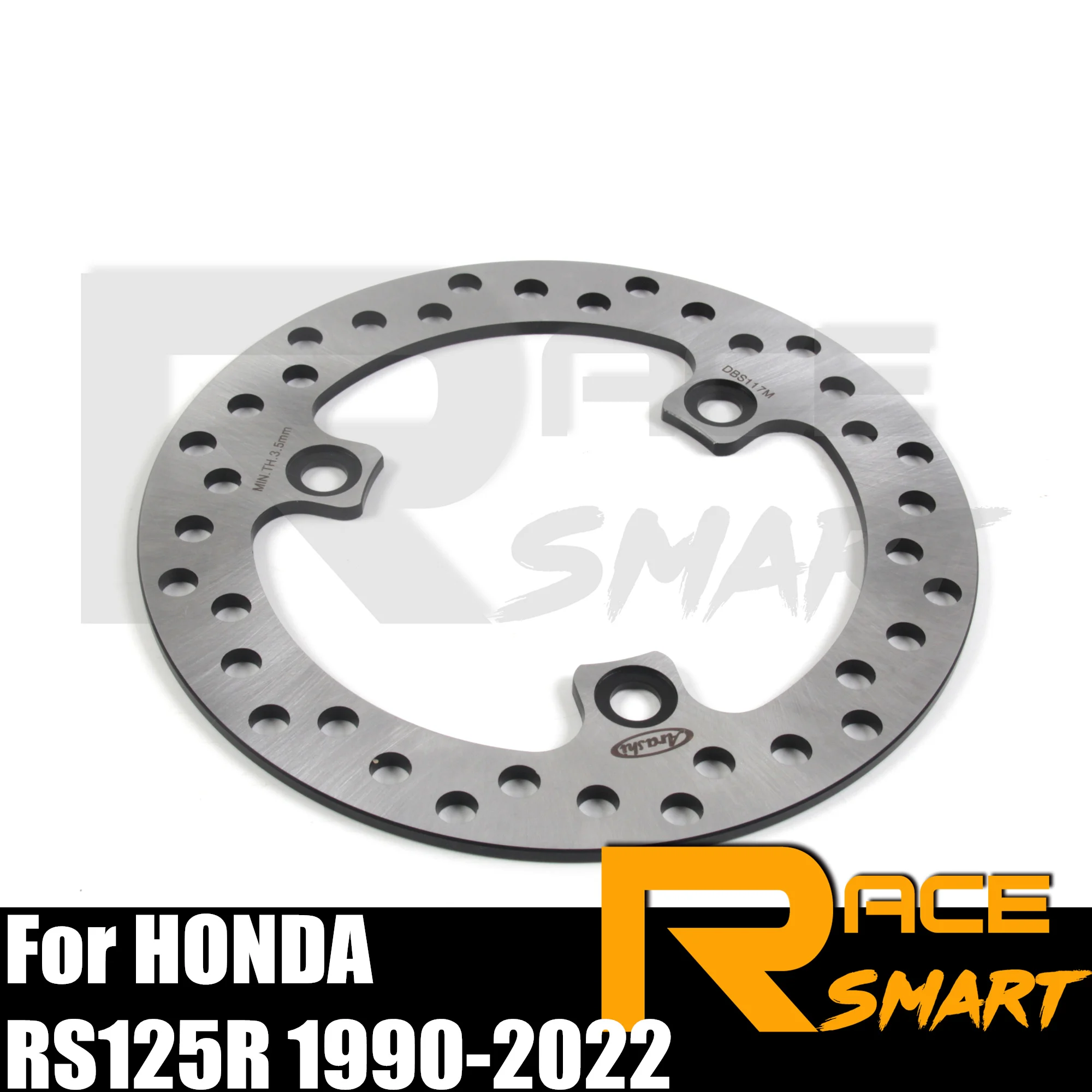 

Задние тормозные диски RS125R 1990-2022 186 мм для мотоциклов с ЧПУ, дисковые роторы для HONDA RS125 R RS 125R 1991 1992 1993 1994 1995 1996, 1 шт.